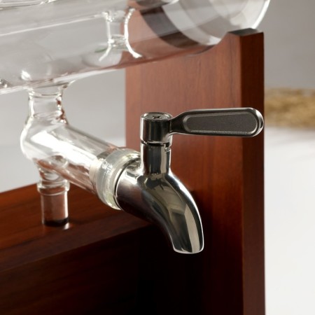 Mini -bar of a barrel, on a stand, 2 people, skeleton - 1300 ml, 330 ml, 10.5 x 23 x 36 cm-7