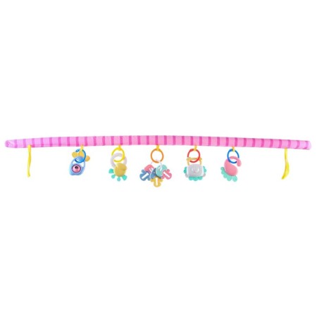 Building is soft on the crib, stroller "Friends", 46 - 68 cm, rattles, 5 toys, crumb I-6