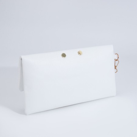 Bag-clate on magnets, strap on the wrist, white color-1