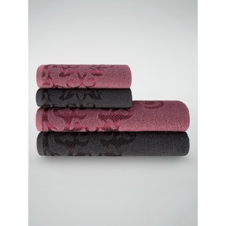 A set of terry towels Blueberry Pie, size 50x80 cm-2 pcs, 70x130 cm-2 pcs, multicolor-2