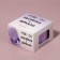 The comb is massage, round, folding, with a mirror, D = 7.5 cm, in the box, lilac color