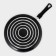 Steven Consul, 3.7 l, d = 26 cm, glass cover, plastic handle, anti -stick coating, black color