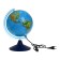 Physico-political globe "Globen", interactive, embossed, diameter 210 mm, with backlight, with glasses
