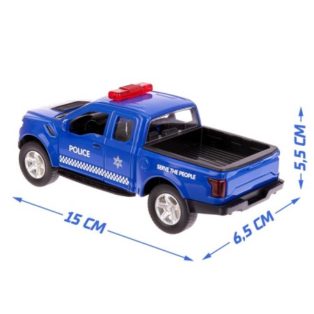 Parking "Police Plot" with a metal machine and radio, light and sound effects-3