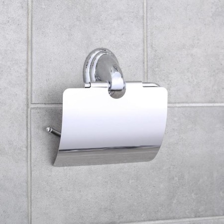 ACCOONA A11105 lid holder with a lid, chromium color