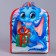 Baby backpack "Dragon with a gift", p. 22 × 17 cm