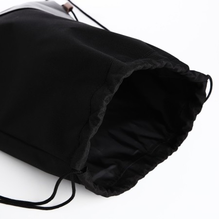 Shoe bag, cord department, Textura, black/beige color-6