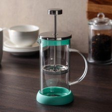 Kelly Kelly press teapot, 350 ml, glass, green color
