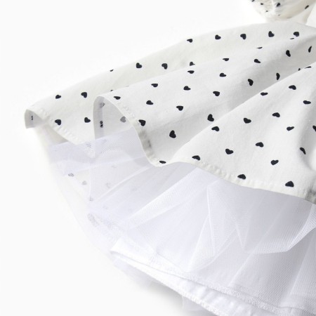 Платье нарядное детское MINAKU: PartyDress, цвет белый, рост 122 см-9