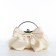 Clamp bag on the farmar, beige color