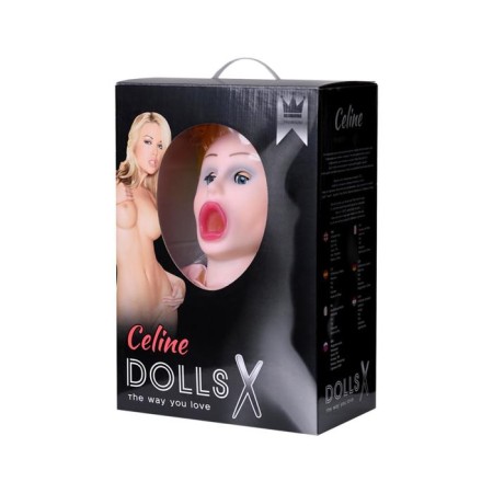 Infutal doll Toyfa Dolls-X Celine, with a realistic head, blonde, with three holes-10