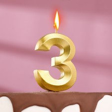 Candle for a cake on a shit 