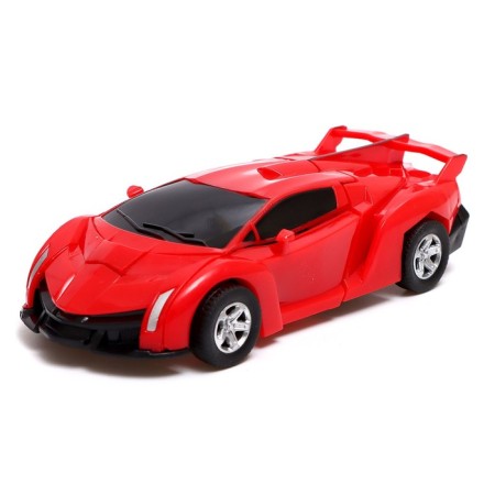 Inertial “sports car” robot, transforms in a collision, mixing color-5