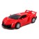 Inertial “sports car” robot, transforms in a collision, mixing color