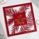 Wedding invitation: carved 16 x 16 cm, (color of Marsala)