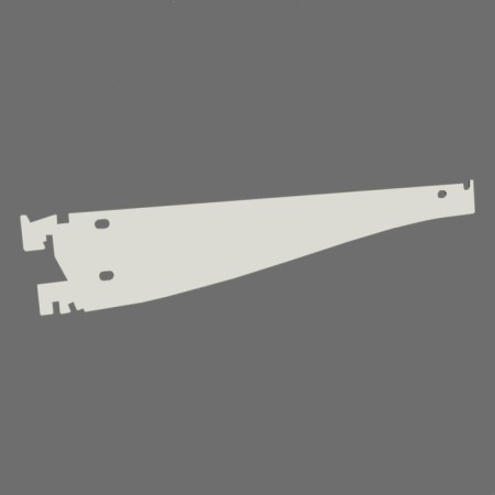 Crohstein regulator inclined for rack, 40 cm, white color-3