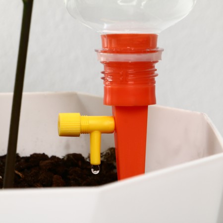 Auto -polyoves for indoor plants Greengo for a bottle, adjustable, with a tap, of plastic, height 15 cm, mix-11