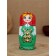 Nesting doll "forget -me -not red scarf" 5 puppet