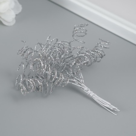 Decorative element for creativity "Spiral" silver-1