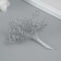 Decorative element for creativity "Spiral" silver