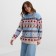 New Year. Knitted jumper KAFTAN Scandinavia size 56, blue
