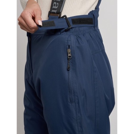 Semi-combinezone ski insulated female winter, size 48, dark blue color-9