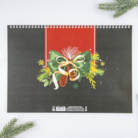 Spiral calendar "Happy New Year", 34 x 24 cm-6