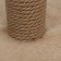 A column-bungee with a sunbed, 35 x 35 x 55 cm, beige