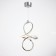 Lamp Bayerlux 86001/1 LED 24W 4000k chrome 23x15x38-138 cm