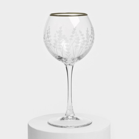 Set of glass jackets "Lavender", 350 ml, 6 pcs-1