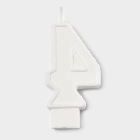 Candle figure for the cake "4", 3.7 x 7.2 cm-4