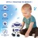Musical Boat robot, dancing, sound and light effects