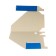 A4 storage, archive from microgofrotcard Calligrata, 75 mm, up to 700 l, blue