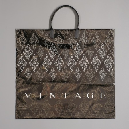 Package "Vintage", plastic with a plastic pen, 38 x 35 cm, 110 μm