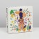 Gift folding box, packaging, “tropics”, 17 x 17 x 7 cm