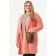 Cardigan female, size 52, coral color