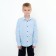 School shirt for a boy, blue color, height 140 cm