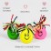 Funny face "Eyes with cilia", Mix color