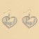 Angel earrings 6 x 9 cm