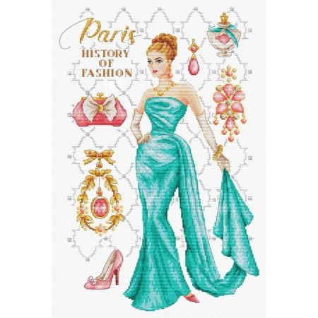 Set for embroidery with the counting cross "Paris"