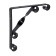 Tundra bracket, Light, 150x150, metal, black