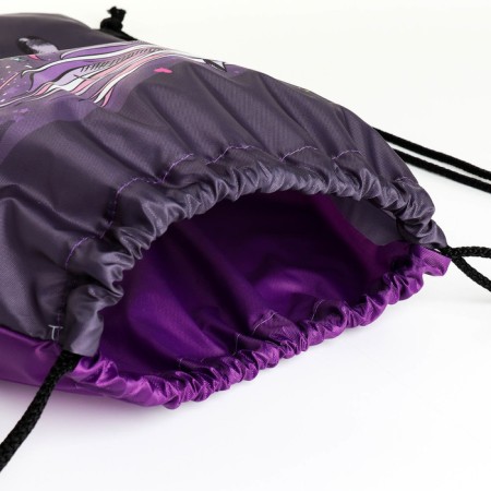 Bag for shoes on the lace, purple color-2