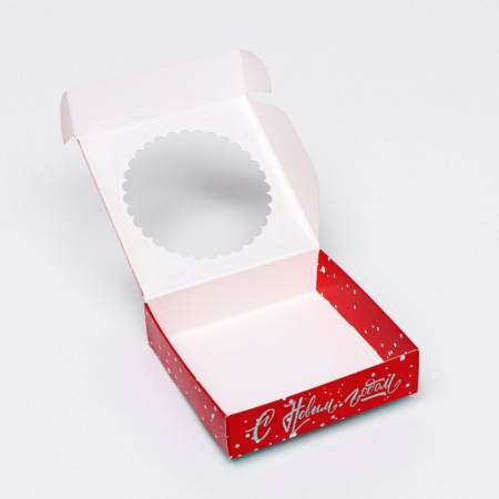 Box "New Year's miracles" 11.5 x 11.5 x 3.2 cm-6