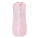Lightning diaper with a hat with a hat Nature Essence, height 56-68 cm, pink color