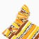 A set for a girl, the color is light beige/black/orange, height 128 cm
