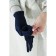 Gloves are female, dimensionless, without insulation, blue color