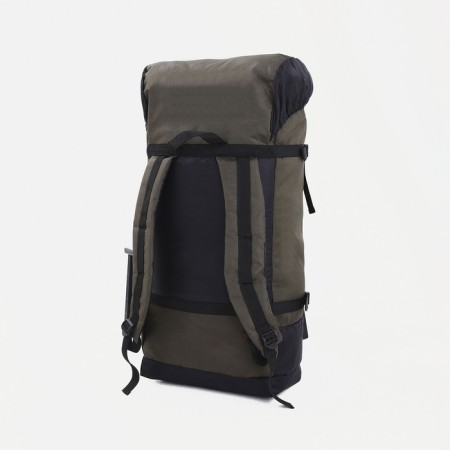Tourist backpack, 40 l, department on screed with a lace, 3 outer pockets, huntsman, khaki color-1