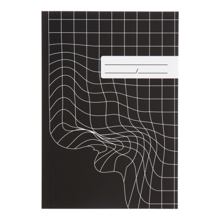 Notebook A5-, 120 sheets in the cage "Geometry,", covered Cardboard, matte lamination, OFSET block 60g/m2