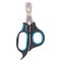 Delight-bent claws, large bent, 19.9 cm, black and blue