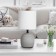 RIVOLI SHERON 1CHA14, 40 W Cramics Table lamp with a lampshade
